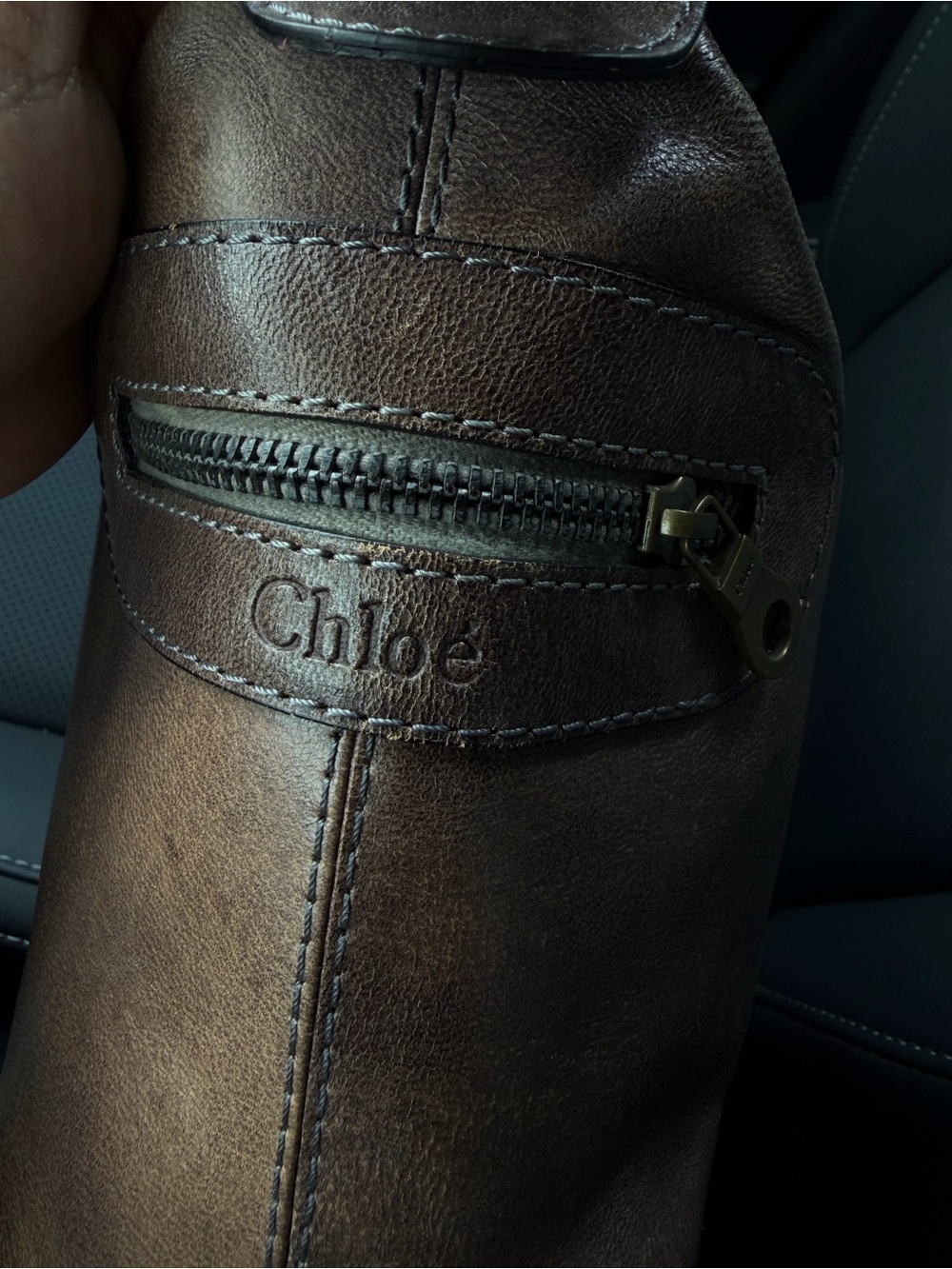 Chloé Phoebe Philo Era Distressed Leather Bag - Picture 9 of 12